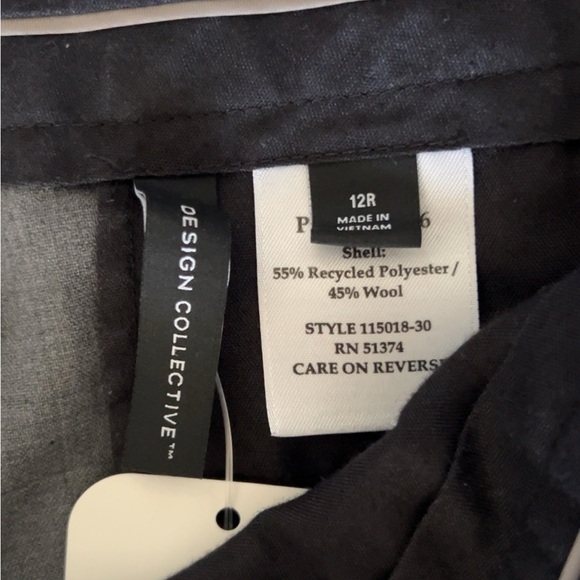 142.Design collective Grey work Pants - Picture 3 of 5